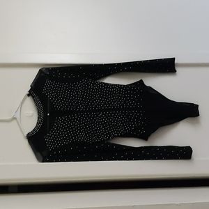 Beaded bodysuit (pair with jeans/shorts/skirt)